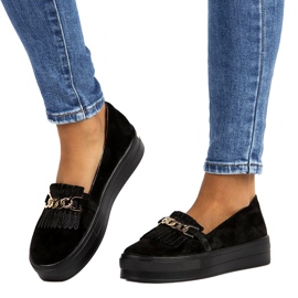 Lordsy Damen Lederschuhe Filippo DP3532 / 22 Schwarz 4