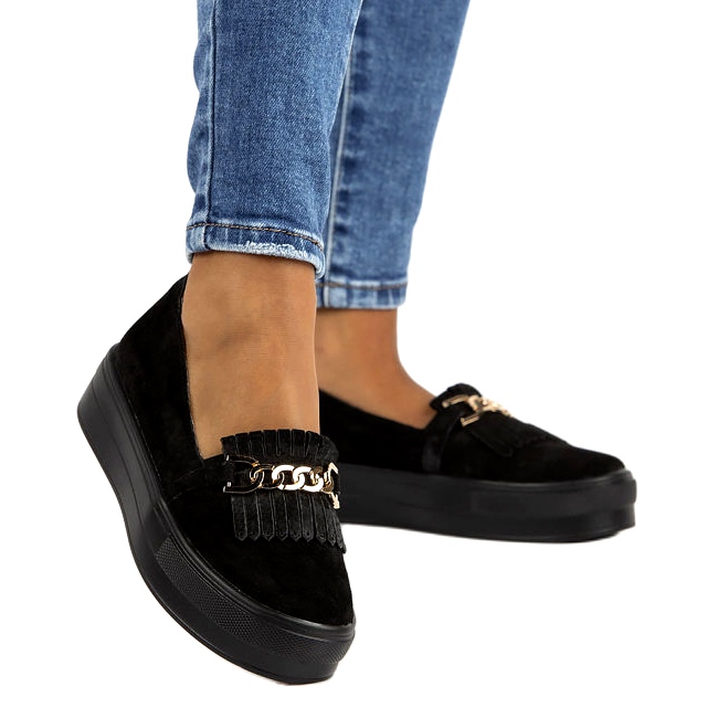 Lordsy Damen Lederschuhe Filippo DP3532 / 22 Schwarz 5