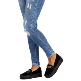 Lordsy Damen Lederschuhe Filippo DP3532 / 22 Schwarz 3