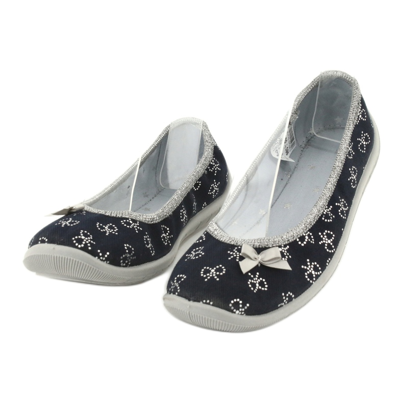 Befado Kinderballerinas mit Schleife 980Y097 schwarz 2