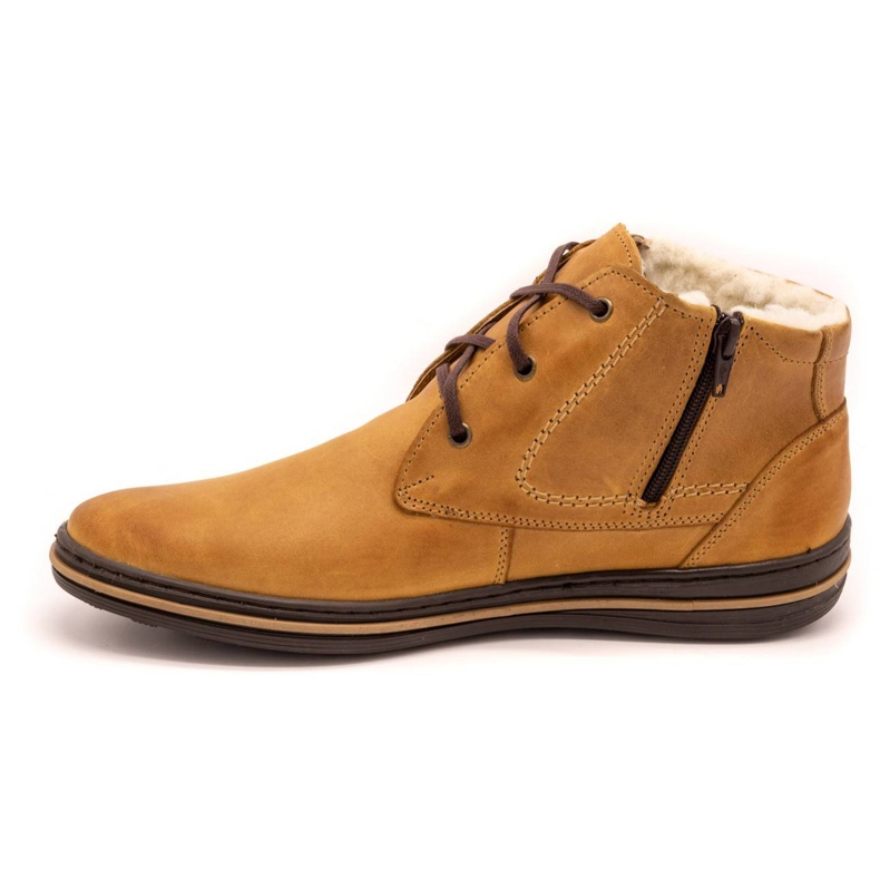 Polbut 339 rote Schuhe für Herren braun orange 1