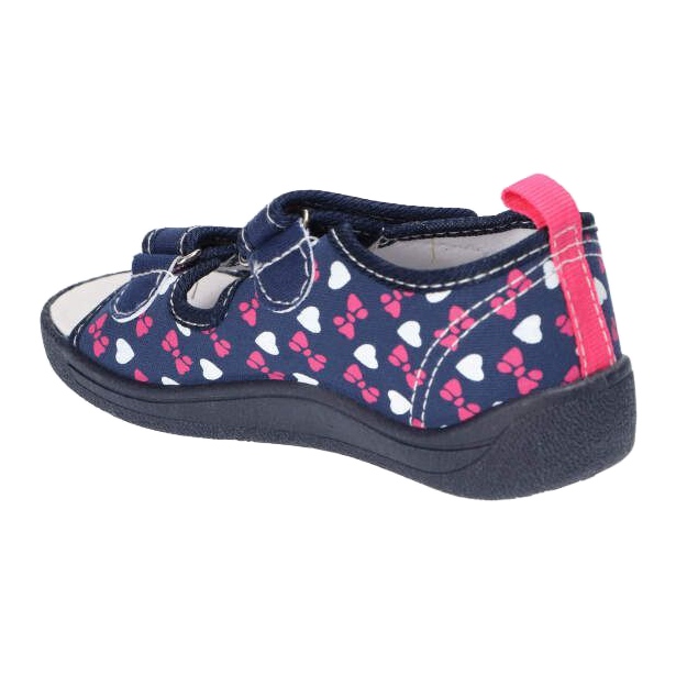 American Club Amerikanische Sandalen Hausschuhe, Ledereinsatz TEN19 / 22 Marineblau navy blau 1