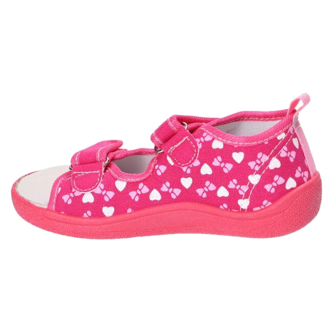 American Club Amerikanische Sandalen Hausschuhe, Ledereinsatz TEN19 / 22 Pink rosa 2