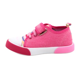 American Club Klettbrot Sneakers American Ten17/22 Pink Ledereinsatz rosa 1