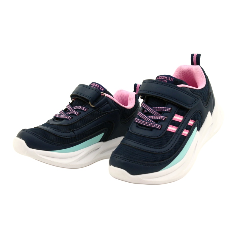 American Club HL58/22 Mädchen-Sportschuhe, Marineblau 2