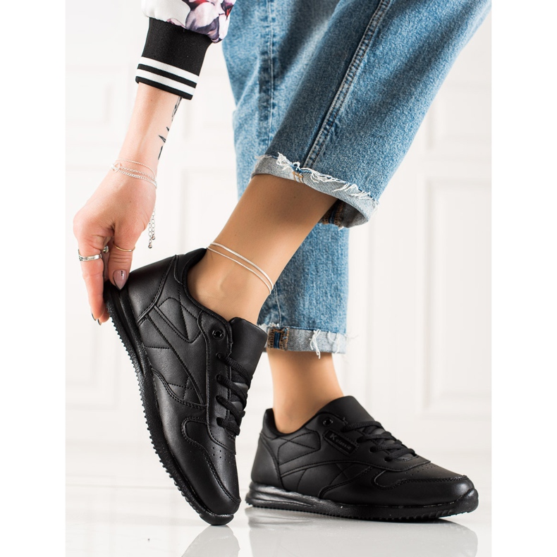 TRENDI Klassische Sportschuhe schwarz 2