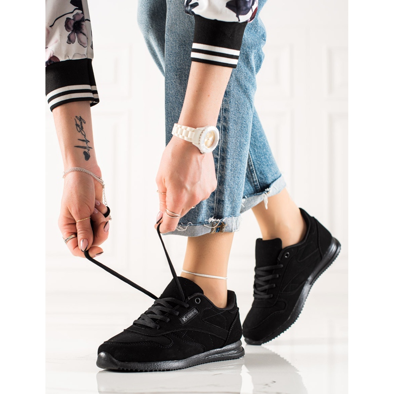 TRENDI Klassische Sportschuhe schwarz 2