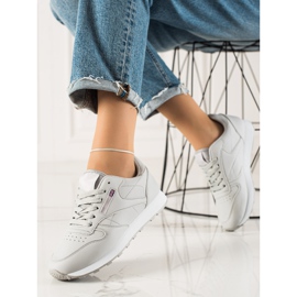 TRENDI Klassische graue Sportschuhe 2