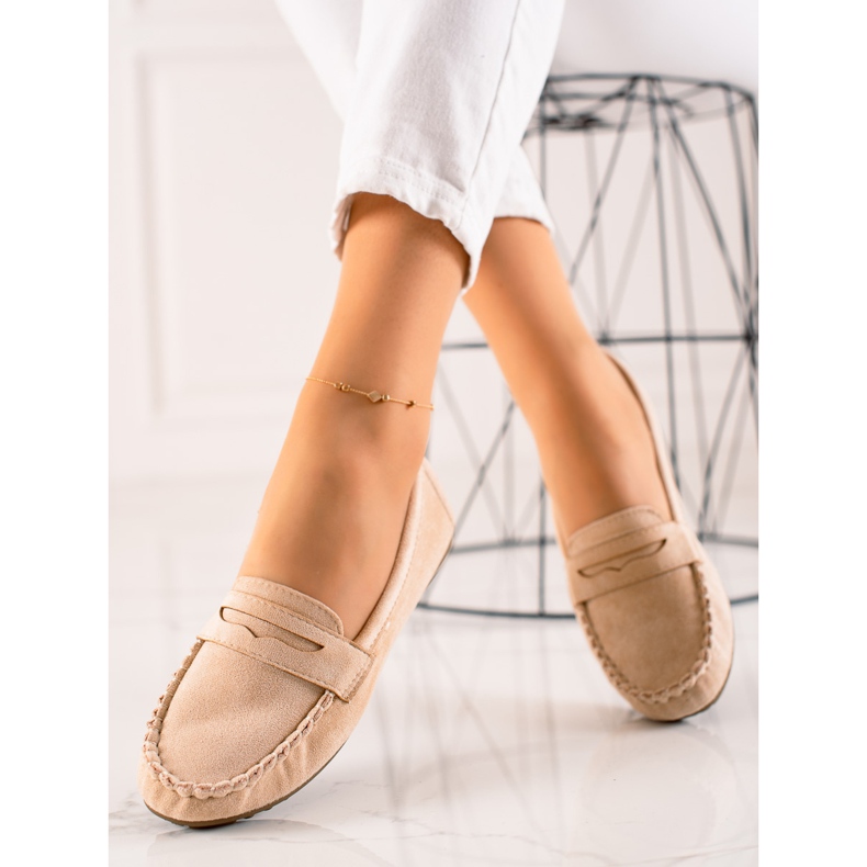 TRENDI Klassische Loafer beige 1