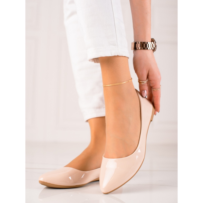 Seastar Lackierte Beige Ballerinas 1