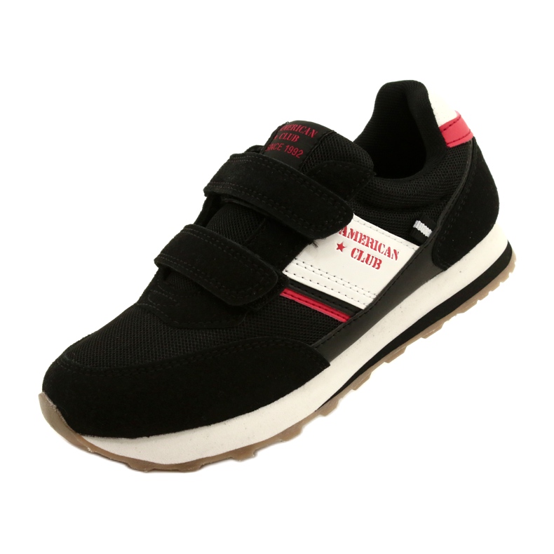 Schwarze Sportschuhe Black American Club ES90/22 3
