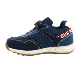 American Club Amerikanische ADI Sportschuhe Velcro ES86 / 22 Navy blau 2