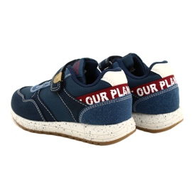 American Club Amerikanische ADI Sportschuhe Velcro ES86 / 22 Navy blau 6