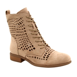 M.Daszyński Gebundene durchbrochene Arbeiter Daszyński SA142-33 beige 1