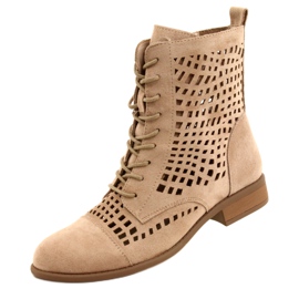 M.Daszyński Gebundene durchbrochene Arbeiter Daszyński SA142-33 beige 4