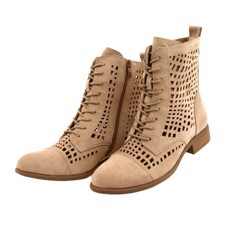 M.Daszyński Gebundene durchbrochene Arbeiter Daszyński SA142-33 beige 3