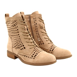 M.Daszyński Gebundene durchbrochene Arbeiter Daszyński SA142-33 beige 7