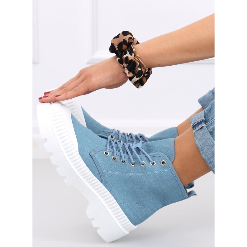 Knöchelhohe Trekking-Sneaker von Costa Blue blau 1