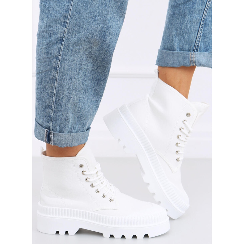 Knöchelhoher Trekking-Sneaker Costa Weiß 1