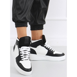 Rocha Schwarze High-Top-Sneakers weiß 1