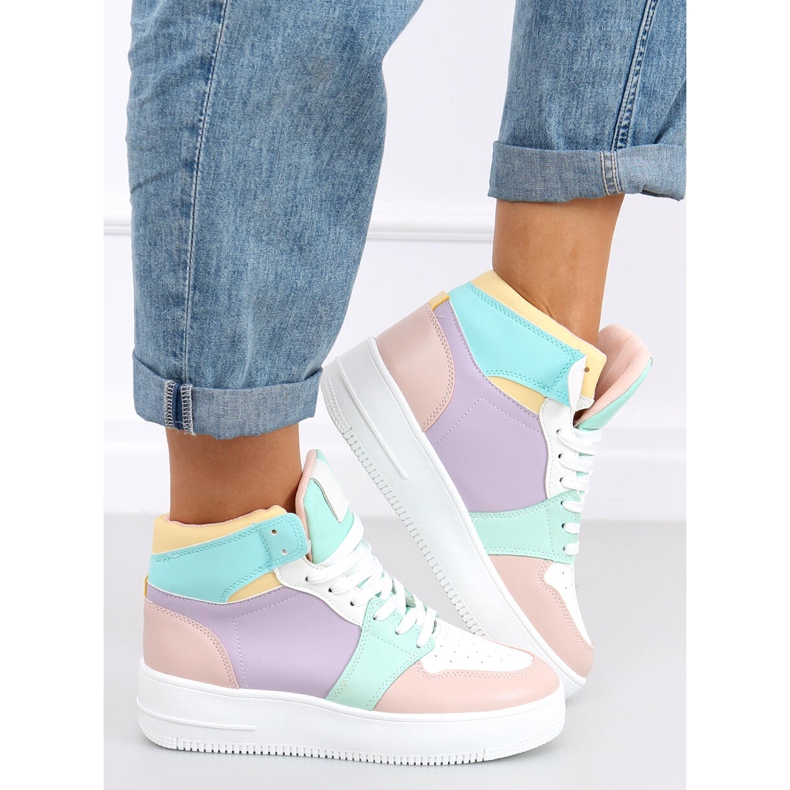 Rocha High-Top-Sneakers in Lila mehrfarbig 1