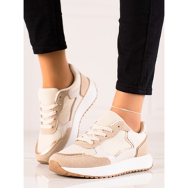 Marquiz Modischer Sport-Sneaker beige 2