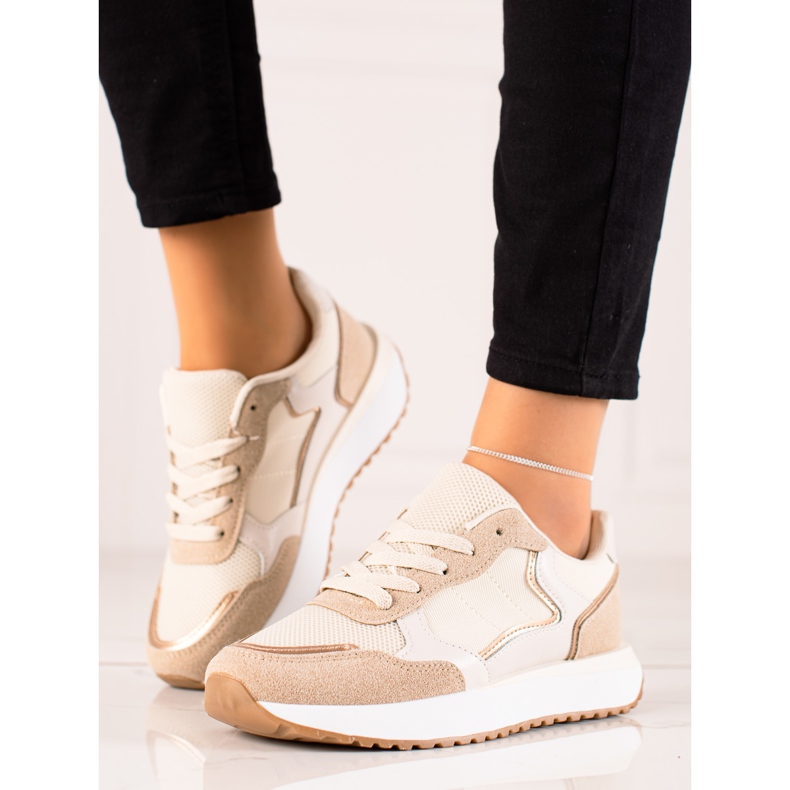 Marquiz Modischer Sport-Sneaker beige 2