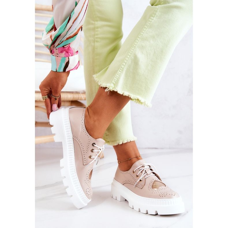 FILIPCZYK Lederschuhe mit Herzen Beige Curtis 2