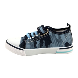 American Club Amerikanische Sneaker Kinderschuhe Ledereinsatz TEN54/22 Moro ['navy blau'] blau 1
