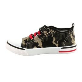 American Club Amerikanische Sneaker Kinderschuhe Ledereinsatz TEN54/22 Moro beige schwarz 1