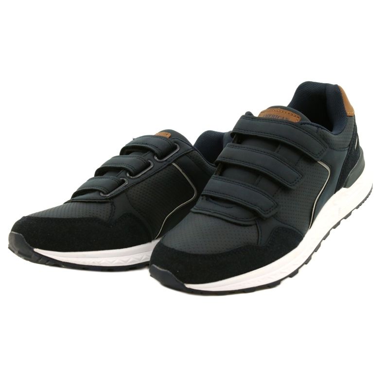 Sportschuhe mit Klettverschluss American Club AA15 / 22 Marineblau 2