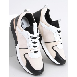Montse SCHWARZ / BEIGE Turnschuhe 1