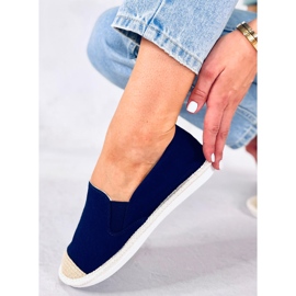 Alba Navy Damen-Espadrilles blau 2