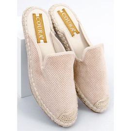 Carmen Beige Damen-Espadrilles-Hausschuhe 2