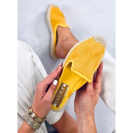 Carmen Gelbe Espadrilles Damenhausschuhe 1