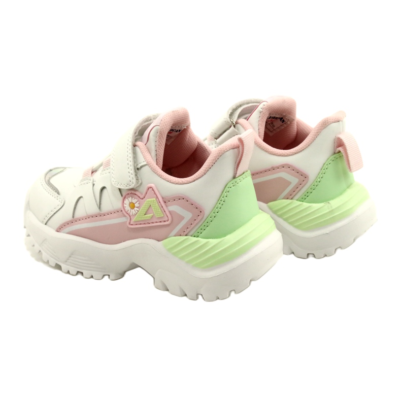 American Club Klettverschluss mit Hologramm AA25/22 Weiß 4