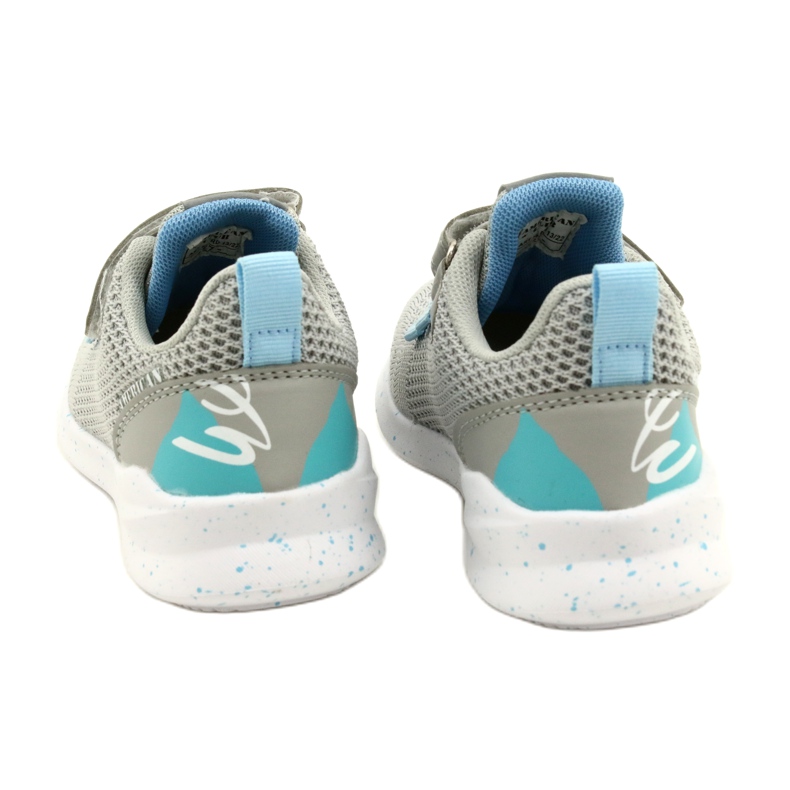 American Club RD13/22 Sportschuhe mit Klettverschluss Grau 6