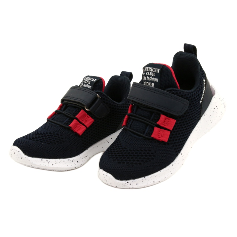 American Club RD13/22 Sportschuhe mit Klettverschluss, Marineblau 2