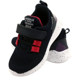 American Club RD13/22 Sportschuhe mit Klettverschluss, Marineblau 5