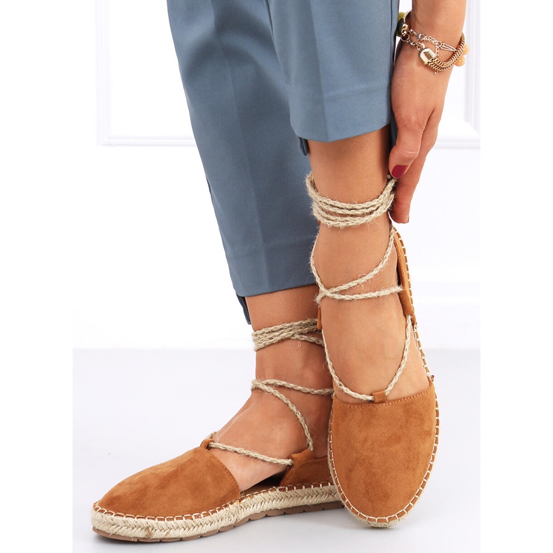Arely Camel Espadrilles für Damen braun 2