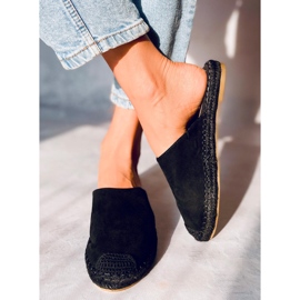 Vollfarbige Espadrilles Marina Black schwarz 1