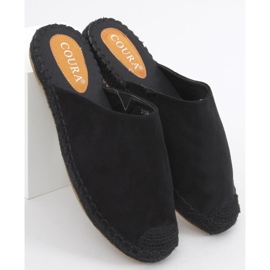 Vollfarbige Espadrilles Marina Black schwarz 2