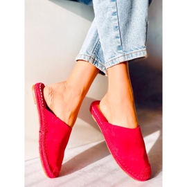 Vollfarbige Espadrilles Marina Red rot 1