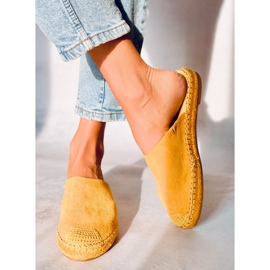 Vollfarbige Espadrilles Marina Yellow gelb 1