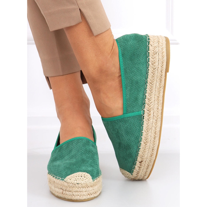 Zeca Green Damen-Espadrilles grün 1