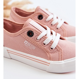 Niedrige Turnschuhe für Kinder Big Star JJ374171 Rosa 2