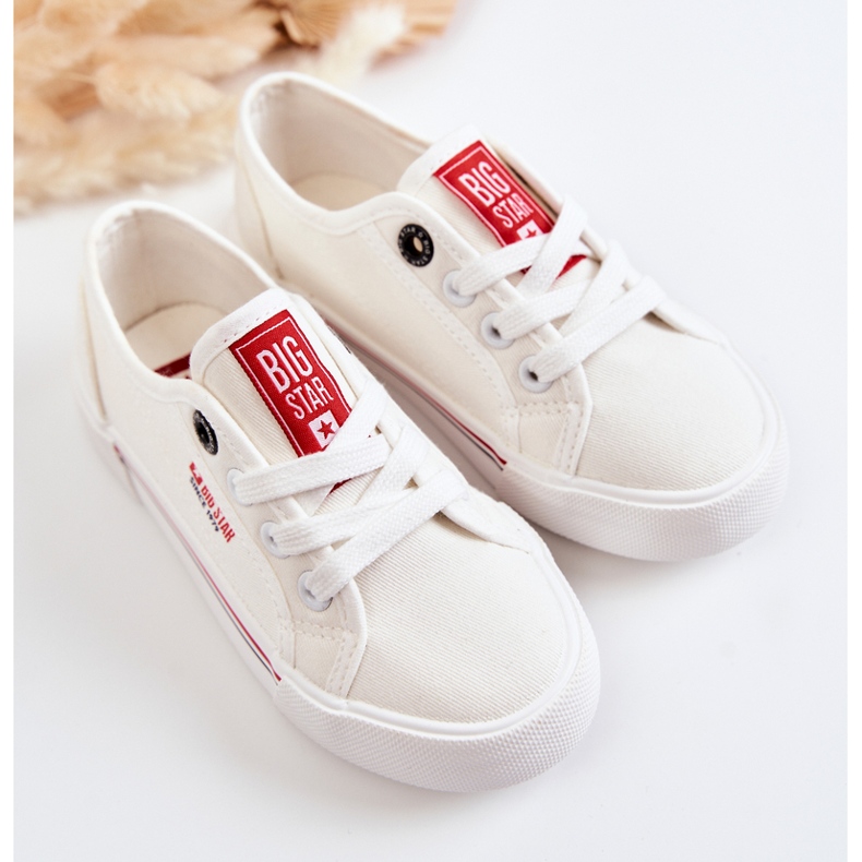 Kinder Low Sneakers Big Star JJ374170 Weiß 2