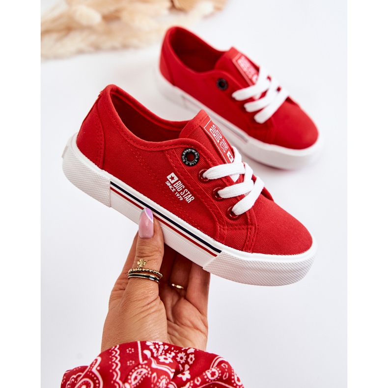 Kinder Low Sneakers Big Star JJ374172 Rot 1