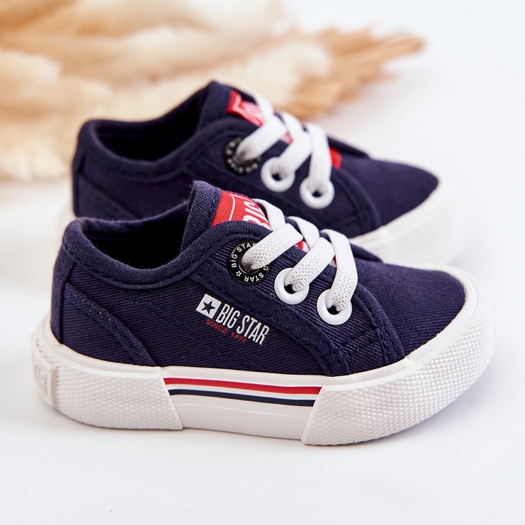 Niedrige Turnschuhe für Kinder Big Star JJ374163 Marineblau 2