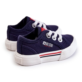 Niedrige Turnschuhe für Kinder Big Star JJ374163 Marineblau 1